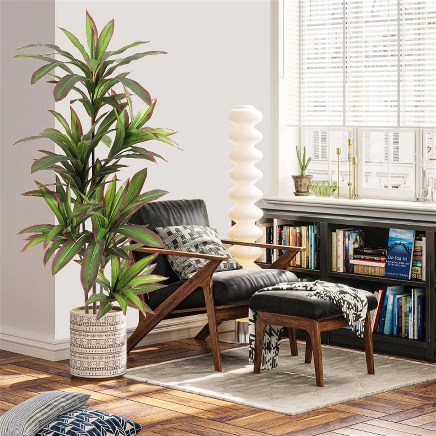 Nevara Evergreen Luxe™ – 1.2 m / 1.5 m Artificial Indoor Dracaena Plan